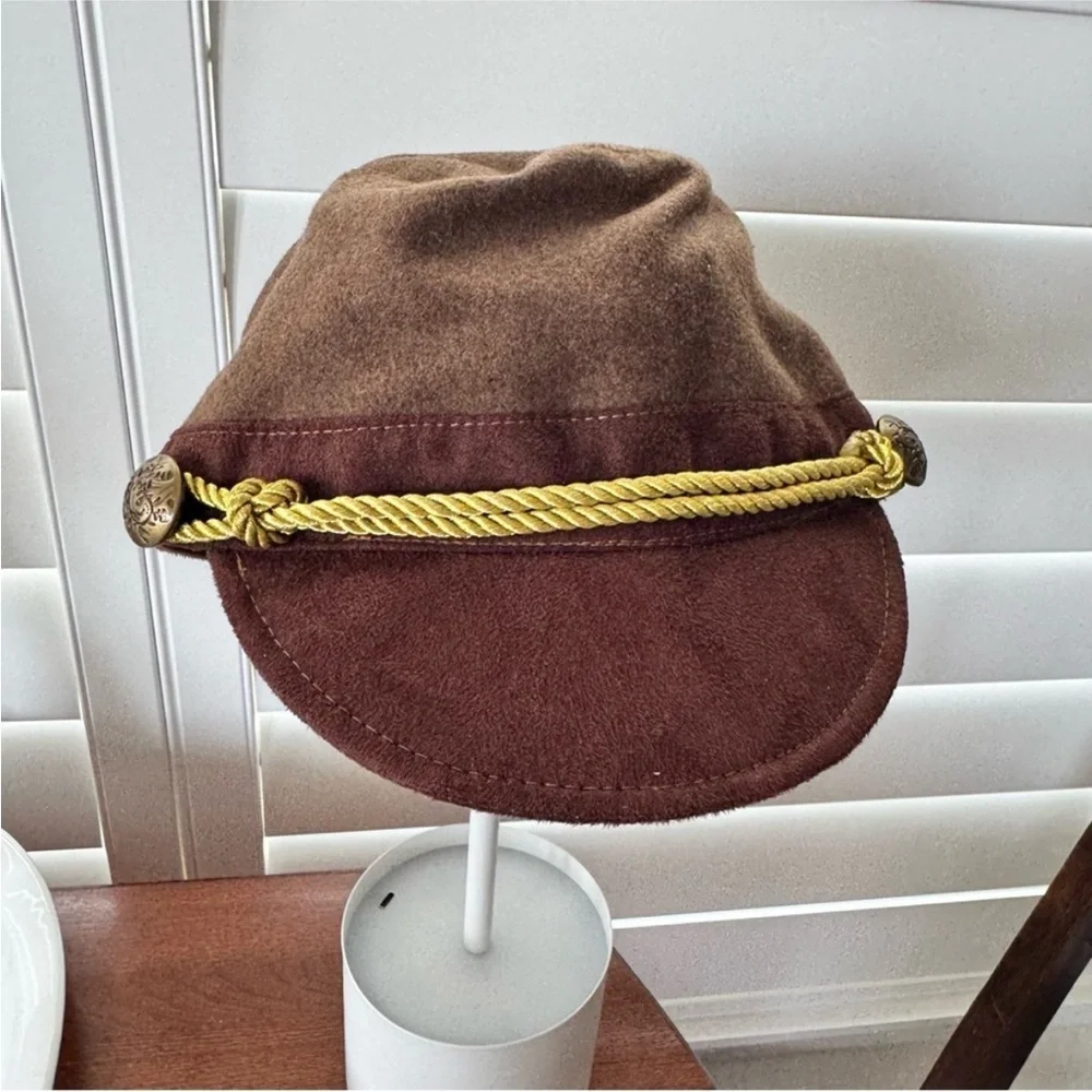 Elope Steamworks Steampunk Cadet Brown Hat Adult
